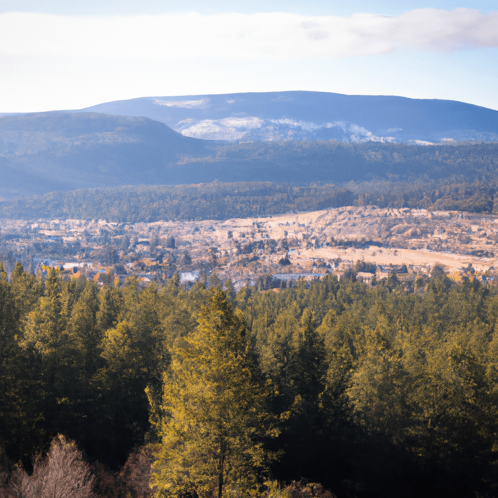 A wide landscape image depicting Mount Spokane in Spokane, WA